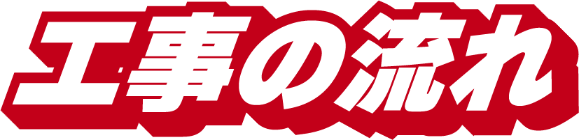 工事の流れ